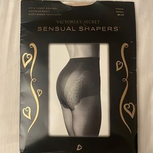 Victorias Secret Sensual Shapers Nude Silky/Sheer Pantyhose - Small NEW